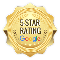 5 Star Rating on Google